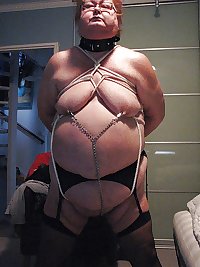 BDSM Mature + BBW  tit and nipple torture 01